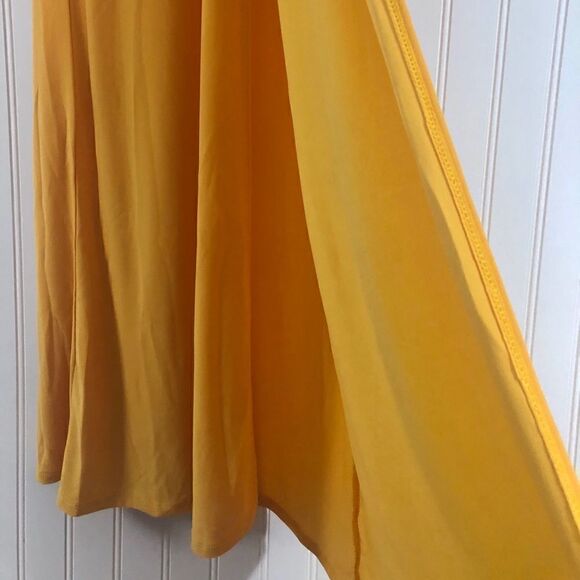 CAMEO Cinched Golden Yellow Maxi Gown Goddess Dress - Picture 6 of 8